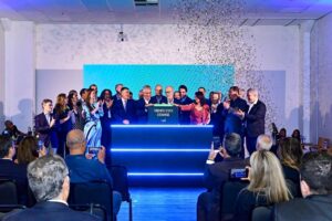 Leia mais sobre o artigo CBPM participa de abertura da Bolsa de Toronto na EXPOSIBRAM 2025 