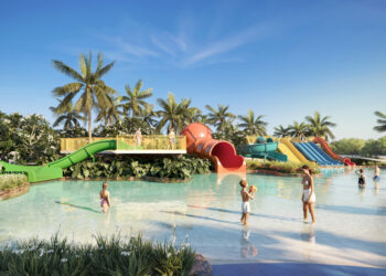 Aviva divulga novas imagens conceituais das atrações do futuro parque aquático Hot Park Costa do Sauípe